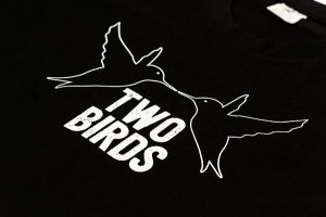 Two Birds Large Logo T-shirt Close Up